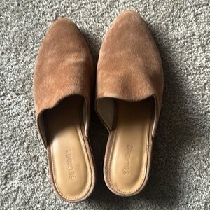 Soludos Women's Brown Suede Mules